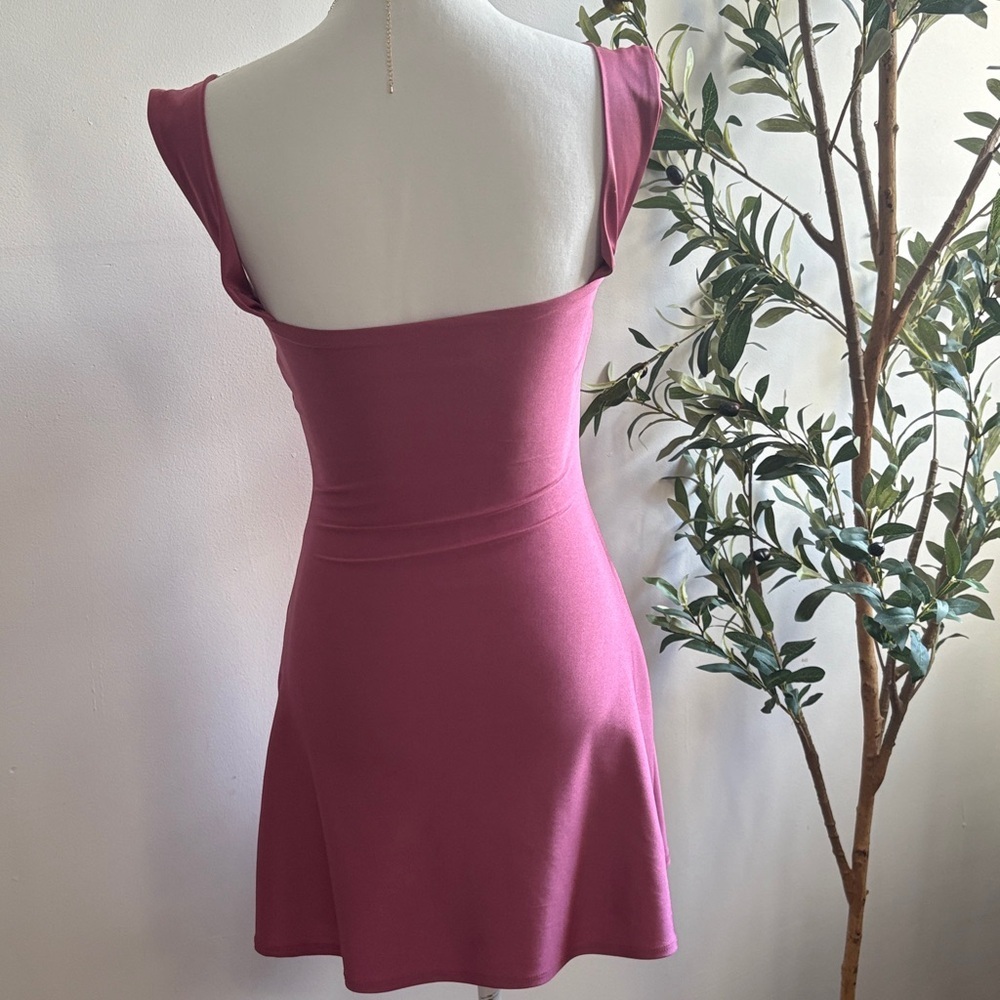Windsor Mauve Mini Dress - Picture 2 of 5